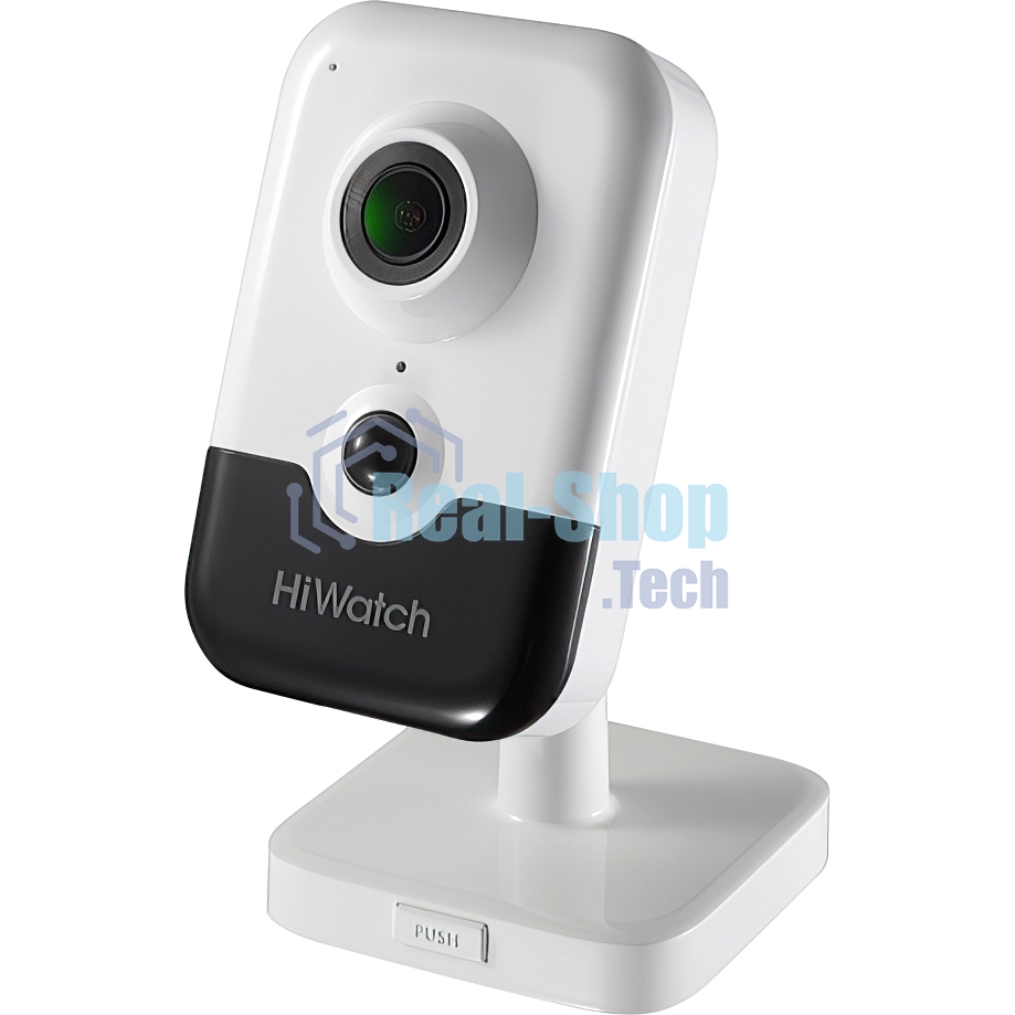 Видеокамера IP Hikvision HiWatch DS-I214(B) 4-4мм цветная корп.:белый/черный