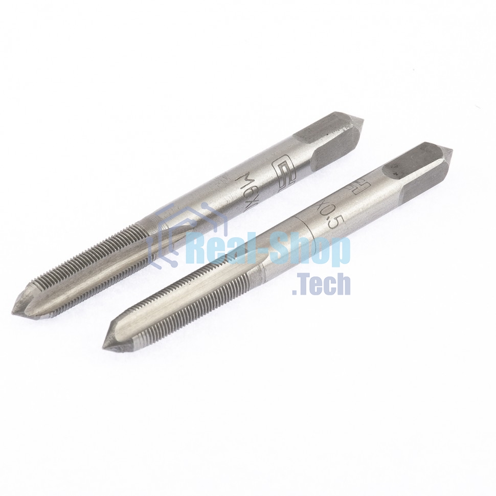 Метчик ручной Сибртех М5 х 0,8 мм, комплект из 2 шт.