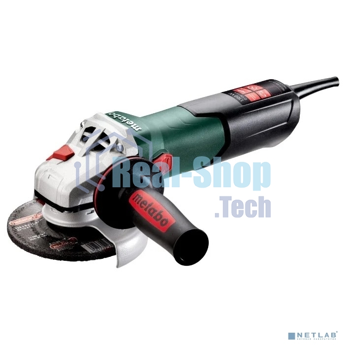 Угловая шлифовальная машина Metabo WEV 11-125 Quick 1100Вт 10500об/мин рез.шпин.:M14 d=125мм (603625000)