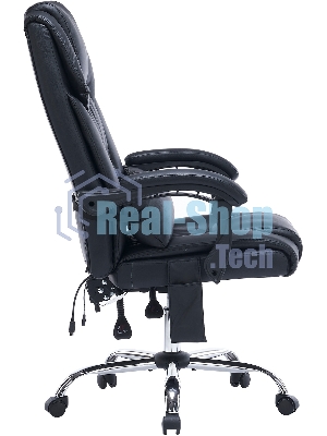 Кресло Cactus CS-CHR-OC02M-BK черный, экокожа