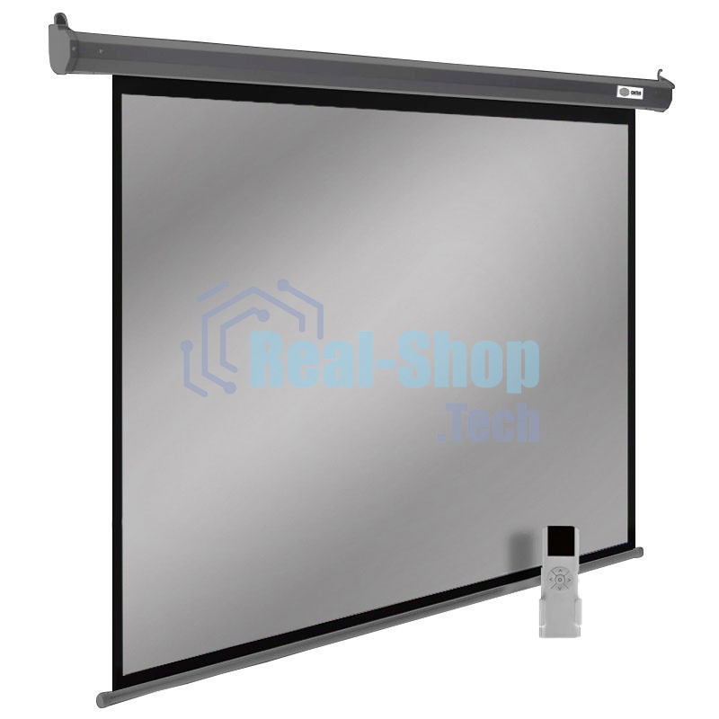 Экран Cactus 188x300см SIlverMotoExpert CS-PSSME-300X188-DG 16:10 настенно-потолочный рулонный темно-серый (моторизованный привод)