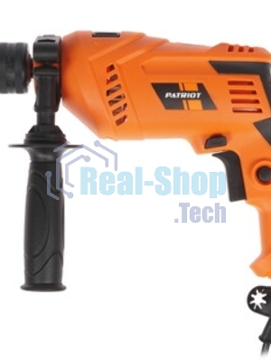 Дрель электрическая ударная PATRIOT FD 750h 120301444 с ударом, мощность 710Вт, макс.диаметр 13мм, глубиномер + дополнительная ручка