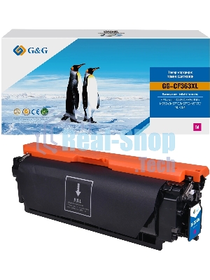 Картридж лазерный G&G GG-CF363XL пурпурный (18000стр.) для HP CLJ M552dn/M553N/M553DN/M553X/M577C/M577Z/M577F/M577DN