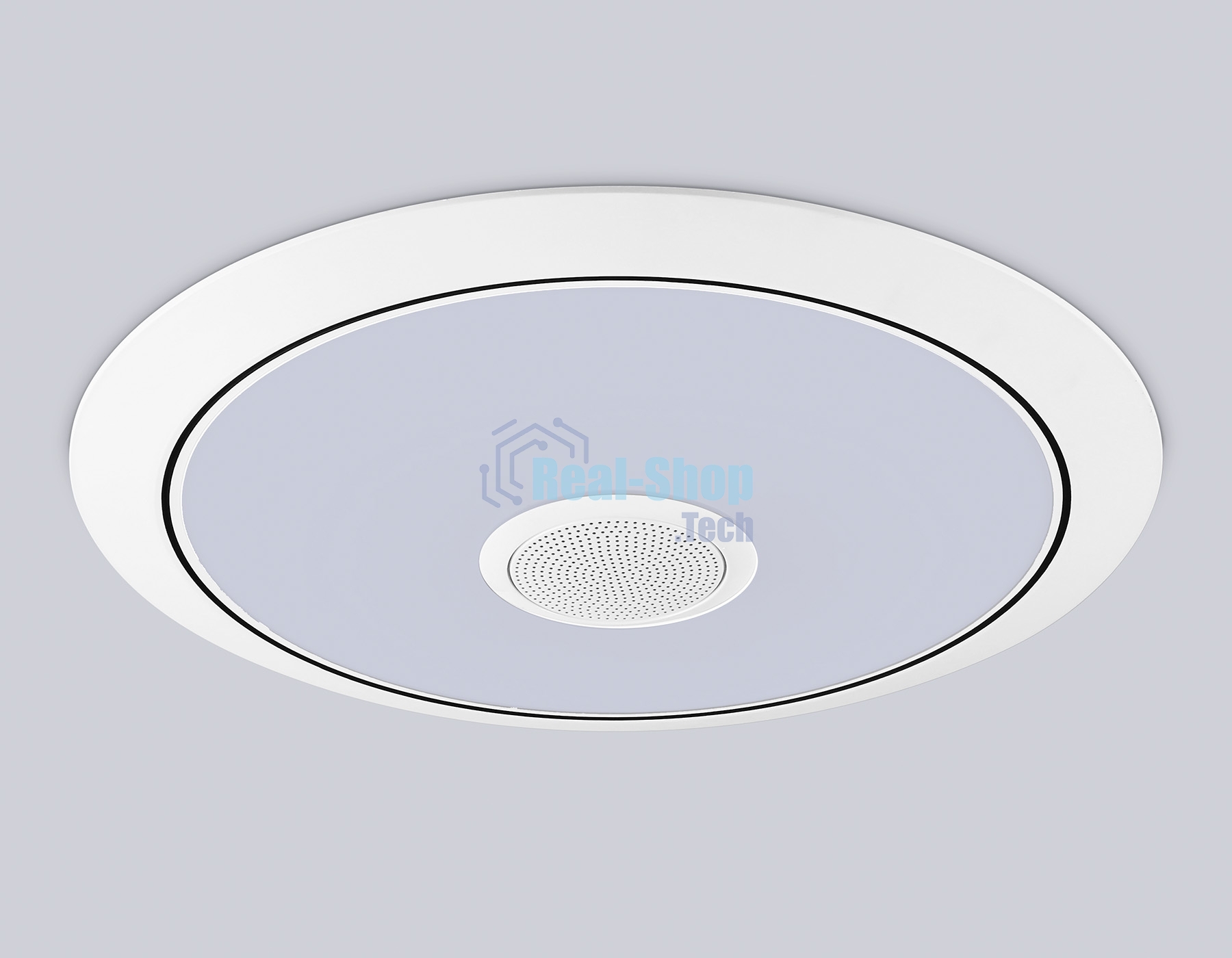 Музыкальный светодиодный светильник Ambrella light FZ720 WH белый IP20 52W 3000-6500K+RGB Music 450*65 (ПДУ ИК)