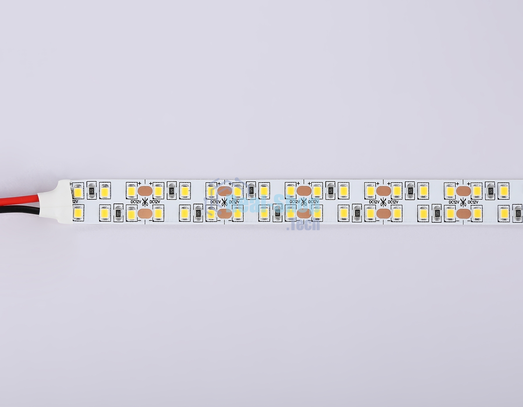 Светодиодная лента Ambrella light GS1701 2835 240Led/ 24W m/ 12V IP20 3000K/ 5000*10*1.2mm (2 конт.)