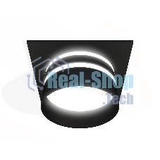 Комплект встраиваемого светильника Ambrella light XC7632042 SBK/FR черный песок/белый матовый MR16 GU5.3 (C7632, N7142)