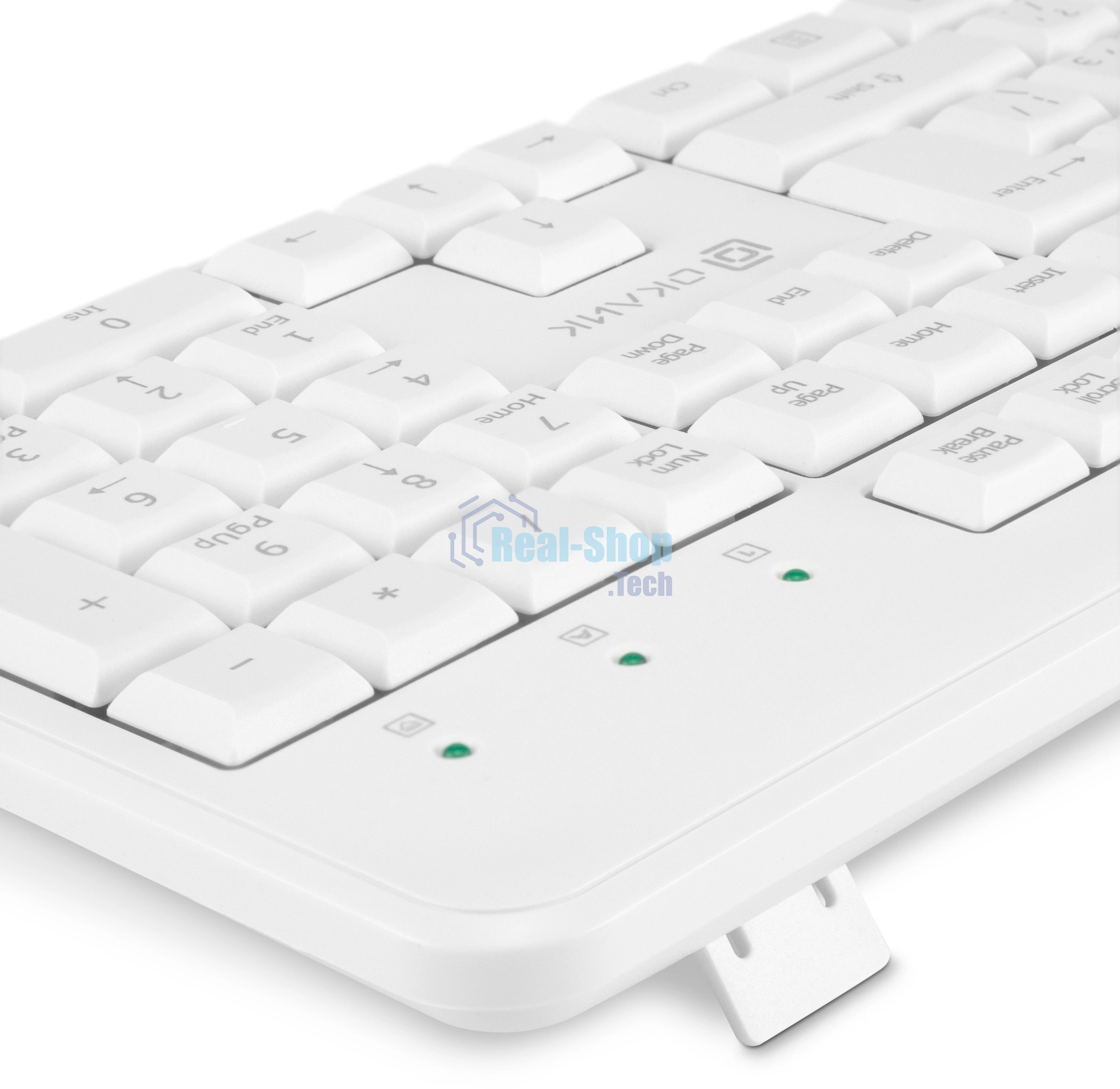 Клавиатура Oklick K225W беспроводная, радиоканал, белый