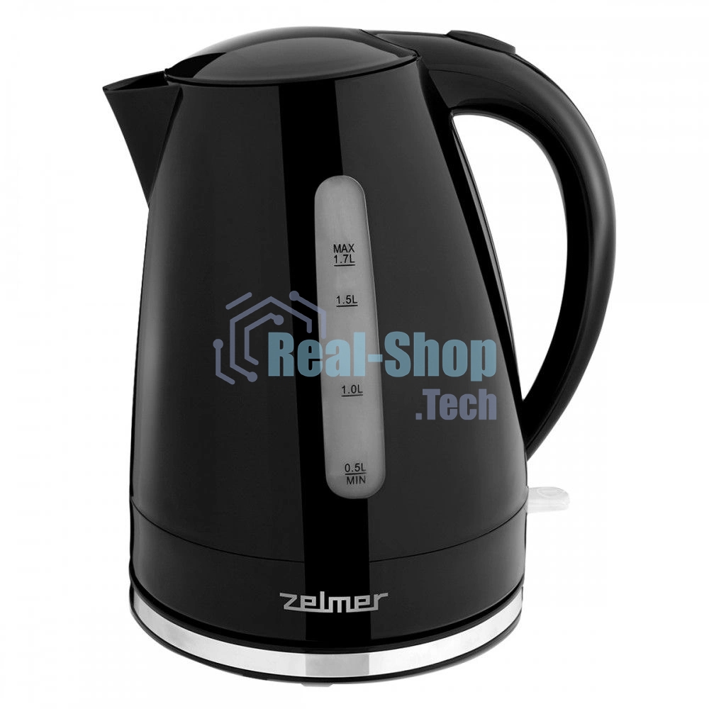 Чайник электрический Zelmer ZCK7617B 1.7 л, 2200 Вт, черный корпус: пластик