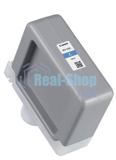 Картридж струйный Canon PFI-110 C 2365C001 голубой (160мл) для Canon TX-2000/TX-3000/TX-4000