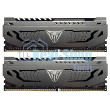 Оперативная память Patriot Viper Steel, DDR4, 64GB (2x32GB), 3200MHz, CL16, DIMM, радиатор, черный