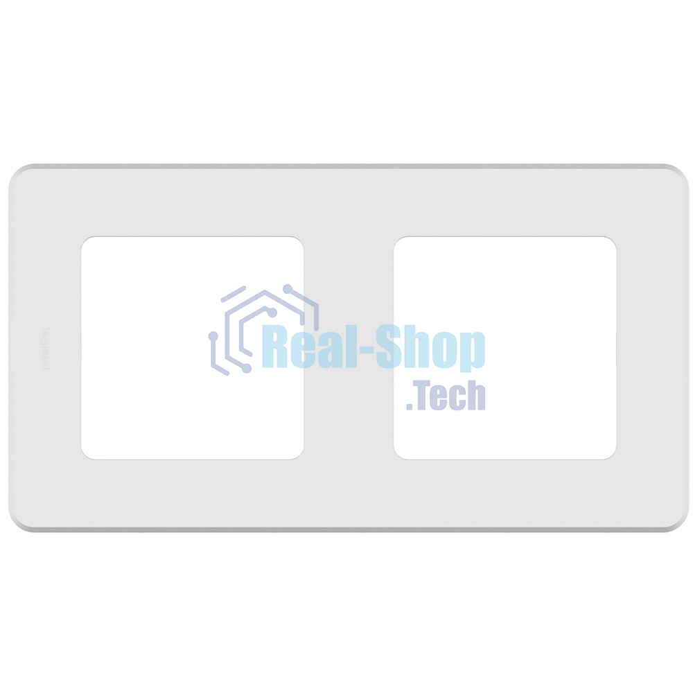 Рамка 2 поста белый Inspiria