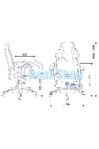 Кресло игровое Zombie GAME 17 черный, текстиль/эко.кожа, крестовина пластик
