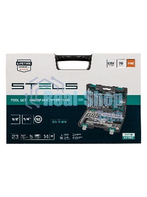 Набор инструментов Stels 14116 76 предметов 12 гранные головки