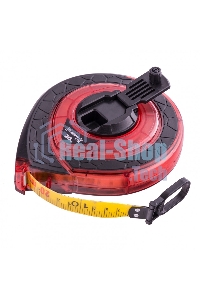 Рулетка геодезическая Matrix 20 м х 15 мм, закр. корп., фибергласс. лента, двуст. шкала, PRO