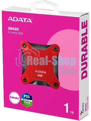 Внешний SSD ADATA SD620, 1TB, USB 3.2 Gen 2 Type-A, R/W 550/480, красный