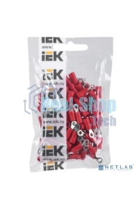 Наконечник НКИ 1.25-3 (кольцо 0.5-1.5) (уп.100шт) ИЭК UNL20-D15-4-3