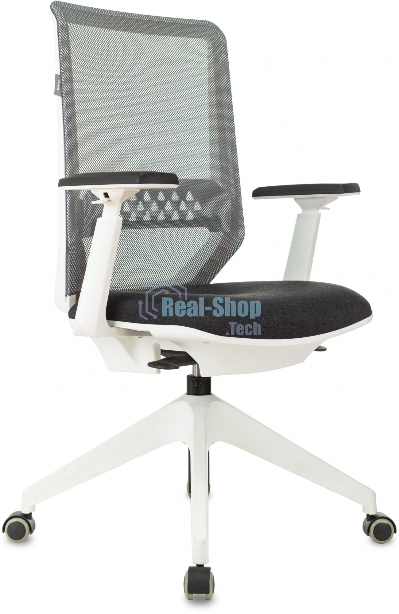 Кресло офисное Бюрократ MC-W611NL серый TW-04 38-417 сетка/ткань, крестов. 4-луч. пластик пластик