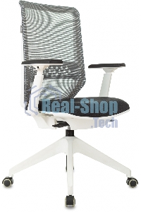 Кресло офисное Бюрократ MC-W611NL серый TW-04 38-417 сетка/ткань, крестов. 4-луч. пластик пластик