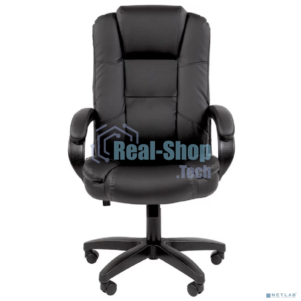 Кресло офисное Chairman 600LT чер.пласт экопремиум черный