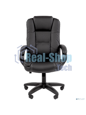 Кресло офисное Chairman 600LT чер.пласт экопремиум черный