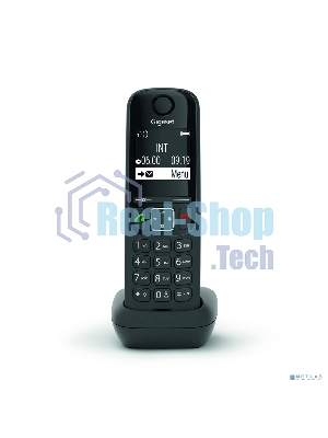 Дополнительная трубка Dect Gigaset AS690HX черный для AS690