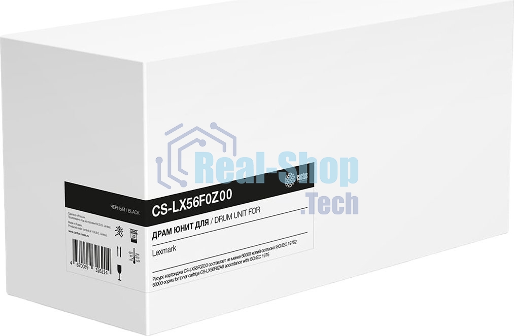 Блок фотобарабана Cactus CS-LX56F0Z00 ч/б:60000 стр. для MS321/421/521/621/MX321/522 Lexmark