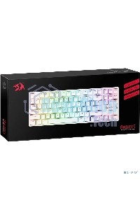 Клавиатура беспроводная Redragon Anubis беспроводная, USB, Bluetooth/Радиоканал, белый