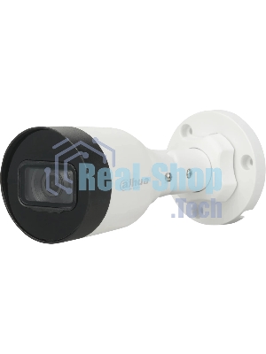 Уличная цилиндрическая IP-видеокамера Dahua DH-IPC-HFW1431S1P-0360B-S6 4Мп, 1/2.9” CMOS, объектив 3.6мм, обнаружение людей, ИК 30м, IP67, металл/пластик