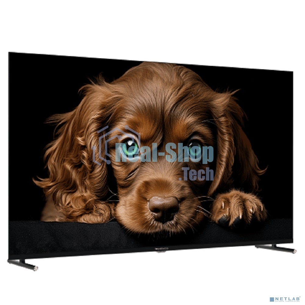 Телевизор Topdevice 50'' TDTV50CQ09U черный QLED UHD 60Hz Google TV 2/16Gb