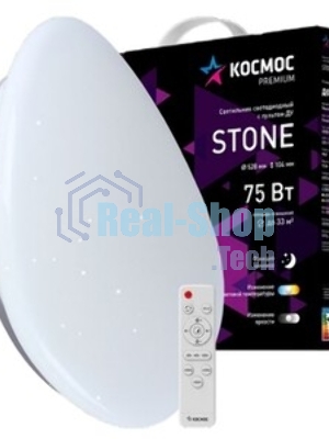 Настенно-потолочный светодиодный светильник Космос KSlim48w_W4500K белый/белый