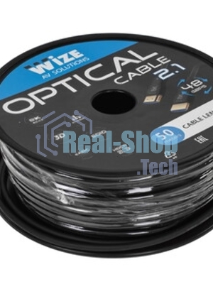 Кабель HDMI Wize AOC-8K-HM-HM-70M оптический, 70 м, 8K/60HZ, 4:4:4, v.2.1, ARC, 19M/19M, черный, коробка