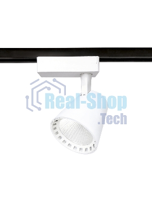 Трековый однофазный светодиодный светильник Ambrella light GL5974 WH белый LED 15W 4200K 24°