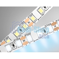 Светодиодная лента GS1103 2835 120Led/ 9.6W m/ 12V IP20 6500K/ 5000*8*1.2mm (2 конт.)