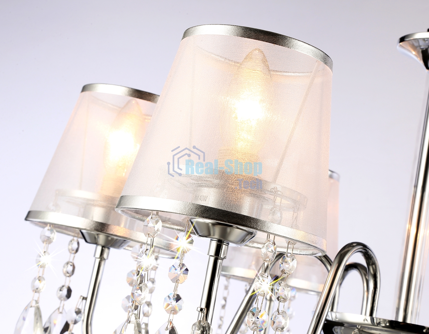 Светильник Ambrella light TR4588/6 CH/SL хром/серебро E14/6 max 40W D660*570
