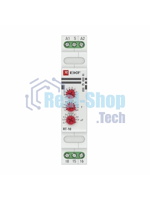 Реле времени EKF PROxima (10 устанавл. функц.) RT-10 12-240В