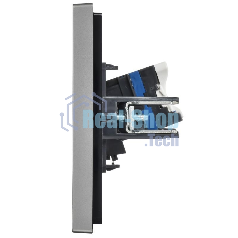 Розетка компьютерная IEK FORTE&PIANO FP534 2-ая RJ45 кат.6 сталь