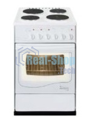 Плита электрическая Лысьва ЭП 402 белый, конфорок 4 электрических, духовка 57 л, 50 см x 84 см x 60 см