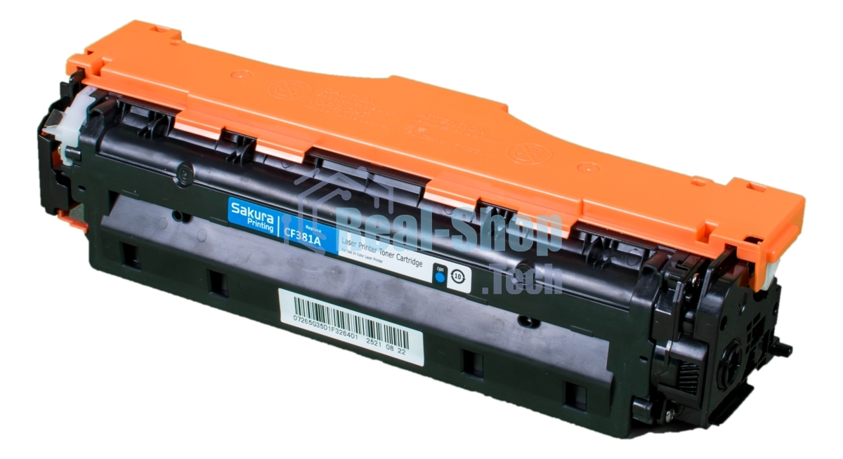 Картридж Sakura CF381A для HP MFP M476, синий, 2700 к.