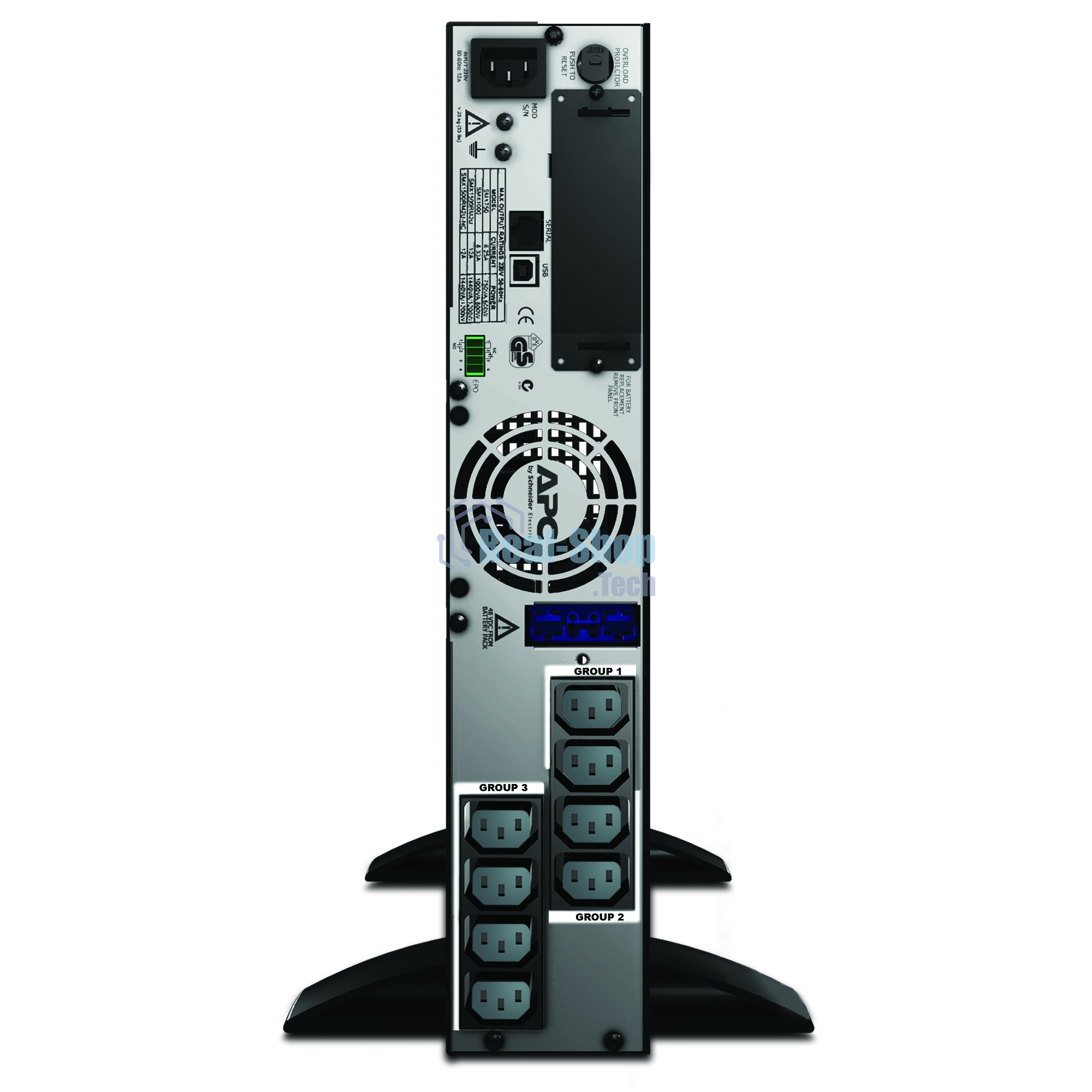 Источник бесперебойного питания APC Smart-UPS X SMX1500RMI2U 1200Вт 1500ВА черный