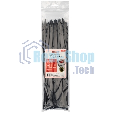 Хомут-стяжкa нейлоновая с тройным замком Rexant 350x4,8 мм, черная, упаковка 100 шт.