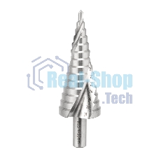 Сверло по металлу ступенчатое Kranz ТИТАН 4,0-30,0 мм 98 мм 65 HRC Р6М5 TiN