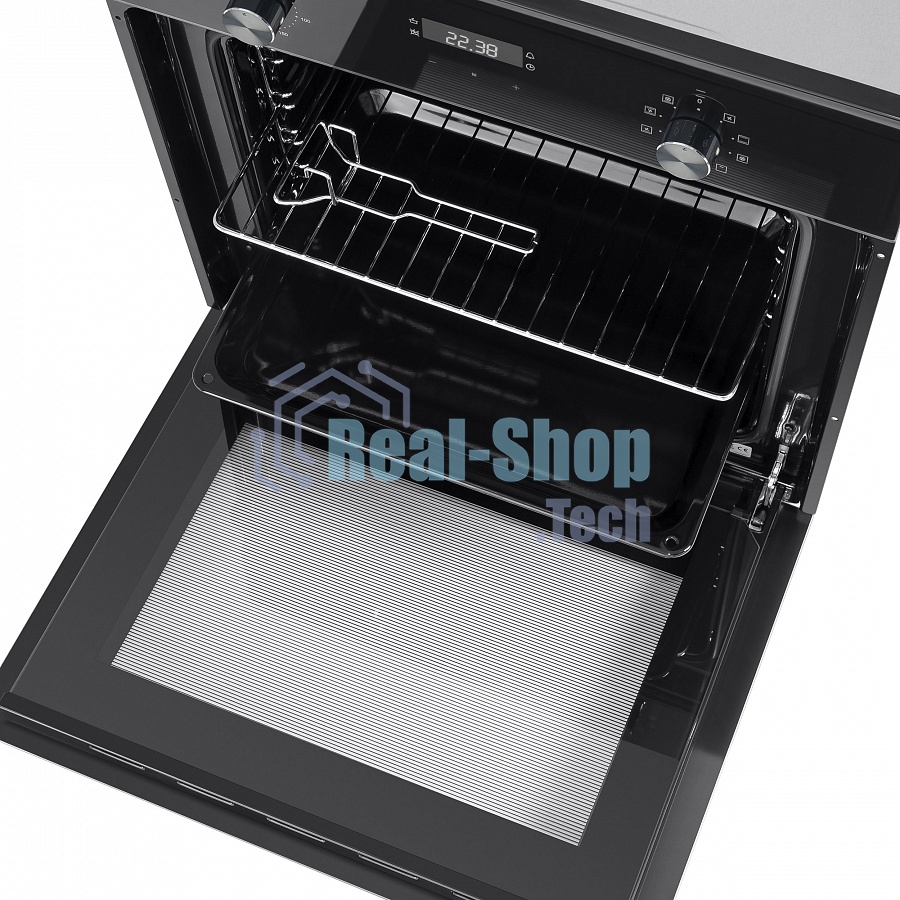 Духовой шкаф электрический Maunfeld EOEM.589B черный/серебристый, встраиваемый