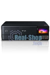 МФУ струйное Epson L8180 (C11CJ21403/C11CJ21402) A3 Duplex Net WiFi USB RJ-45 черный