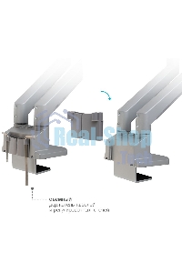 Кронштейн Arm media LCD-T36 серебристый, 4 шт/уп. Кр. алюм. настол. для 2-х мон. 15