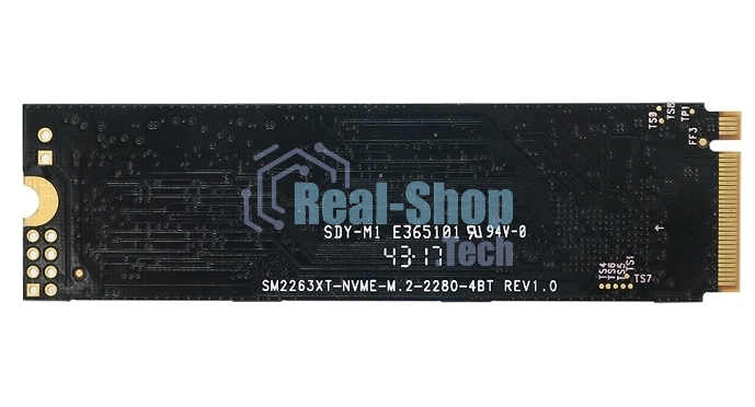 Накопитель SSD KingSpec NE-512, 512Gb, M.2 2280, PCIe 3.0 x4, NVMe, R/W 2400/1700