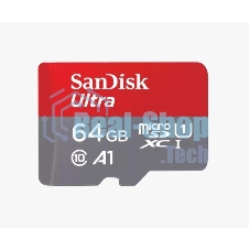 Флеш карта microSD 64Gb SanDisk microSDXC Class 10 Ultra UHS-I A1 140MB/s