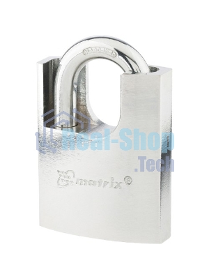 Замок навесной Matrix, защищенная дужка 60 мм