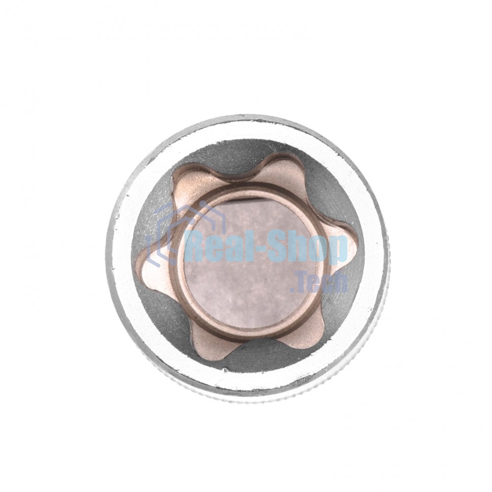 Головка торцевая, 17 мм, 12-гранная, CrV, под квадрат 1/2