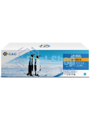 Картридж лазерный G&G GG-W2031A, 415A голубой (2100 стр.) для HP LJ M454/MFP M479