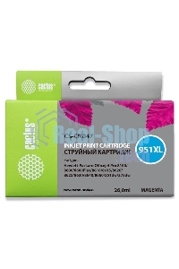 Картридж струйный Cactus CS-CN047 №951 пурпурный (26 мл) для HP OfficeJet 251dw Pro, 276dw Pro, 8100 Pro, 8100e, 8600 Pro (N911a), 8600 Pro Plus (N911g), 8610 Pro (A7F64A), 8615 Pro, 8616 Pro, 8620 Pro